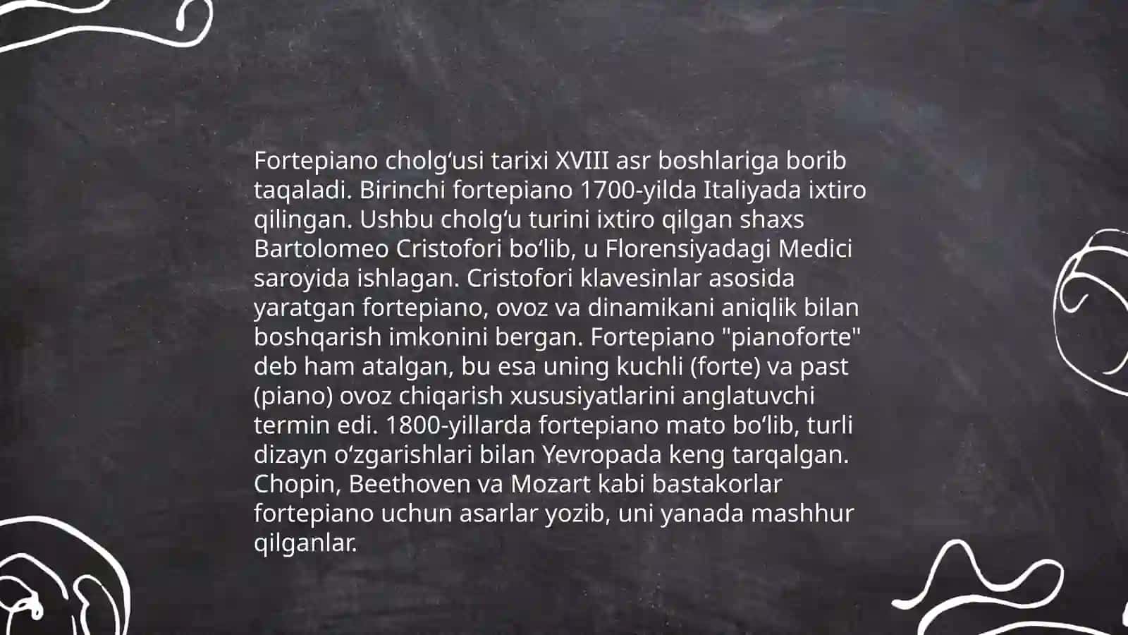 Fortepiano cholg'usi tarixi 3
