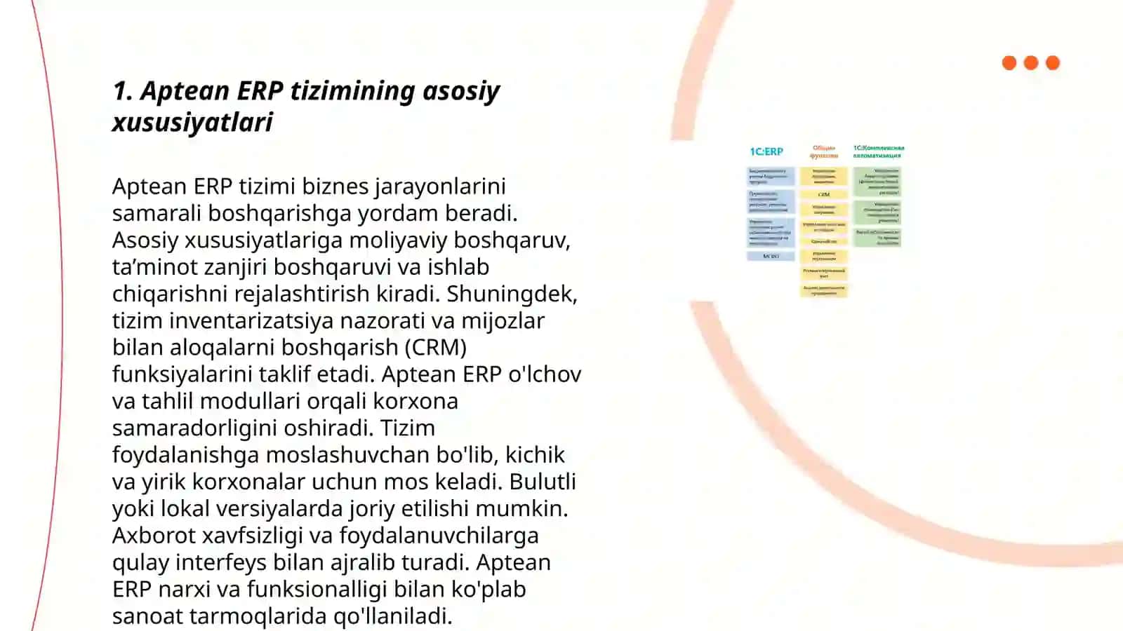 Aptean ERP-Turli sanoat tarmoqlari uchun muljallangan ERP tizimi 3