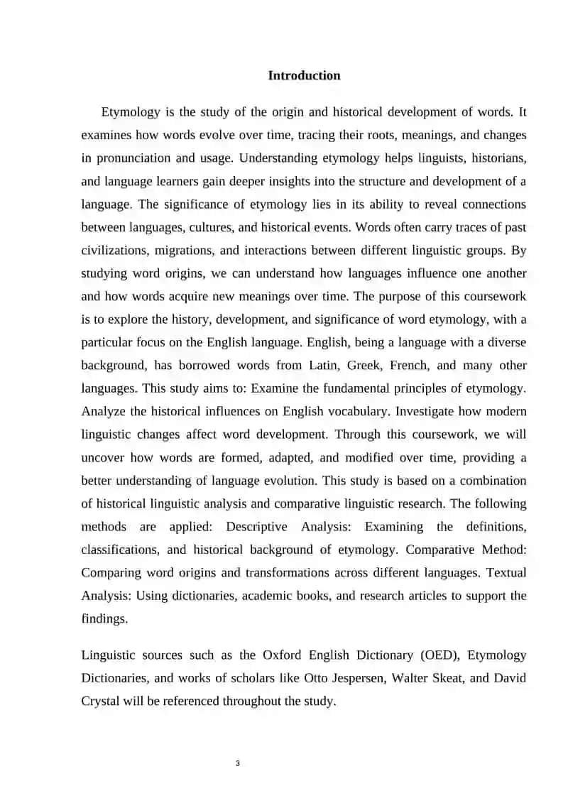 Etymology of Words 3