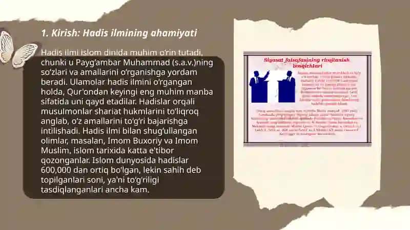 Imom Buxoriy va Imom Termiziyning hadis ilmiga qoʻshgan hissalarini qiyosiy tahlili 3