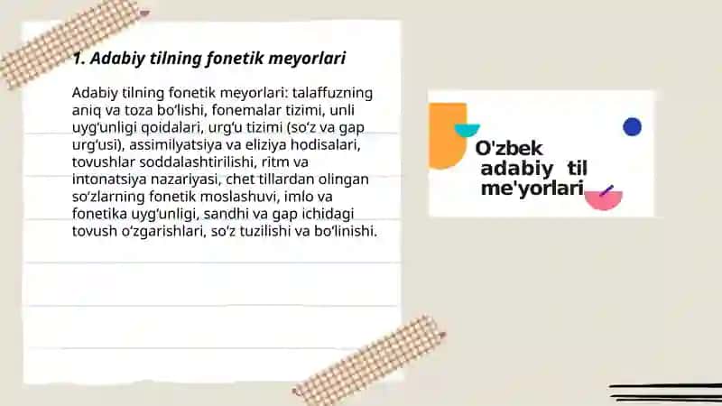 Adabiy tilning fonetik meyorlari 3