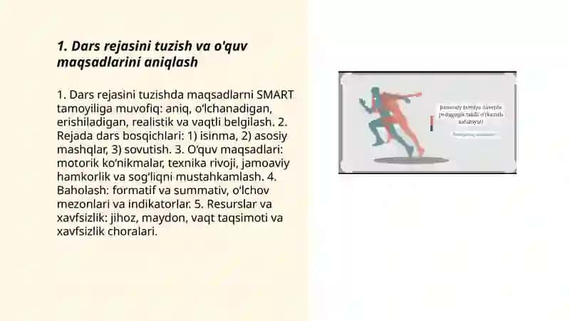 Jismoniy tarbiya darslarini o'tkazish uslubiyati 3
