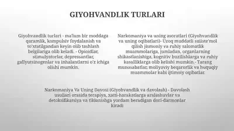 Narkomaniya Va Uning Asoratlari 3