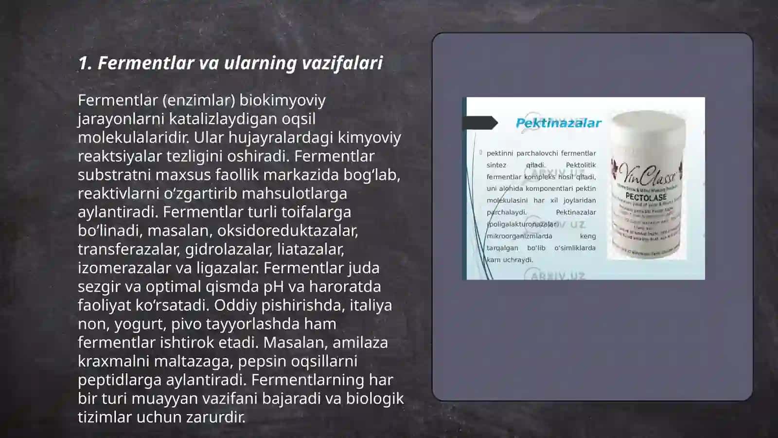 Fermentlar yordamida aminokislotalar sintezi 3