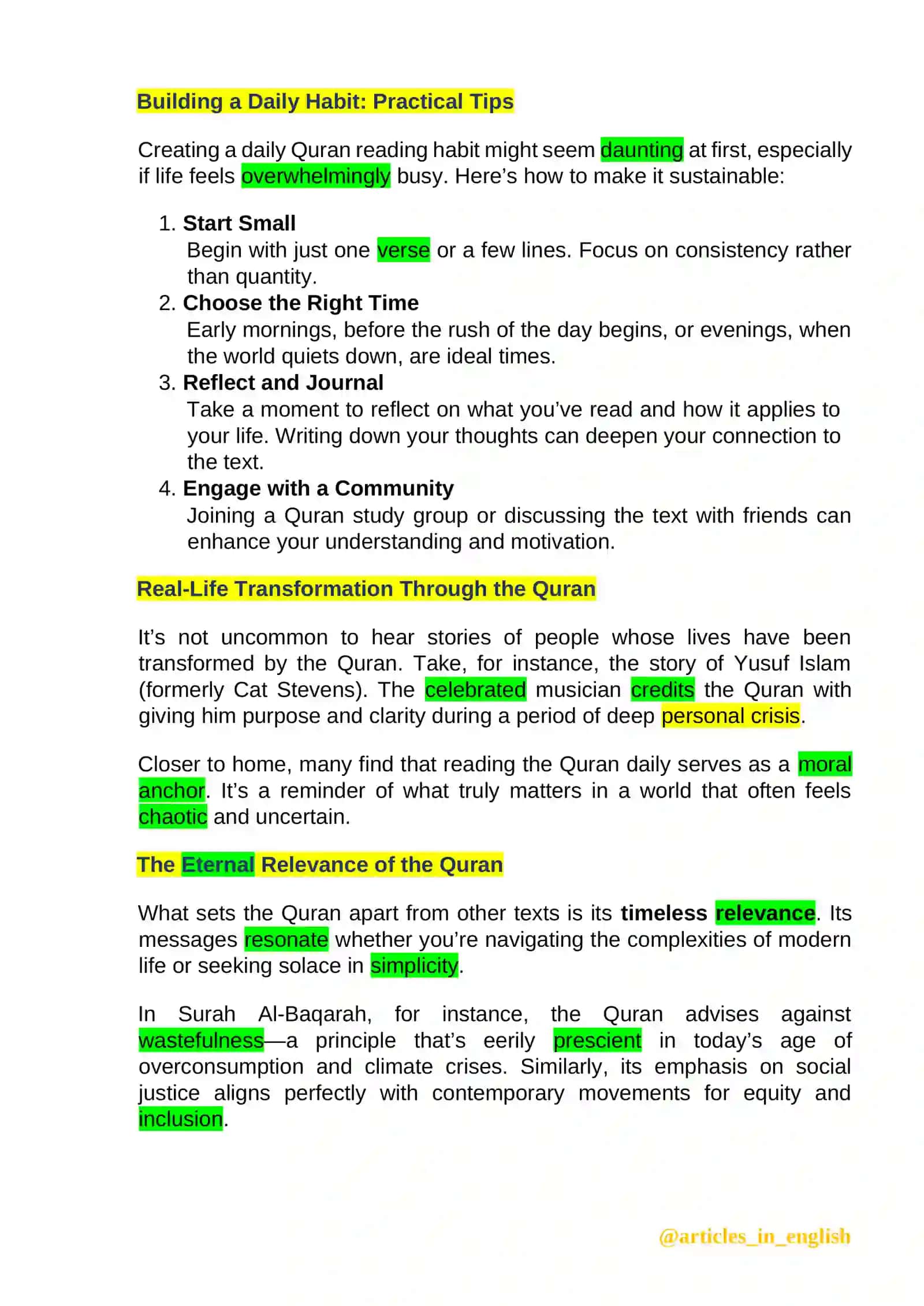 The Benefits of Reading the Quran Daily: A Path to Inner Peace and Growth 3