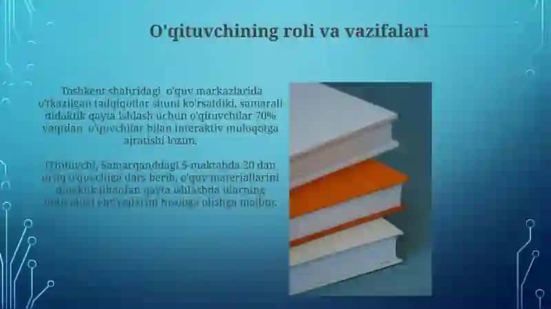 O'quv Materiallarini Didaktik Qayta Ishlashning Asosiy Printsiplari 3