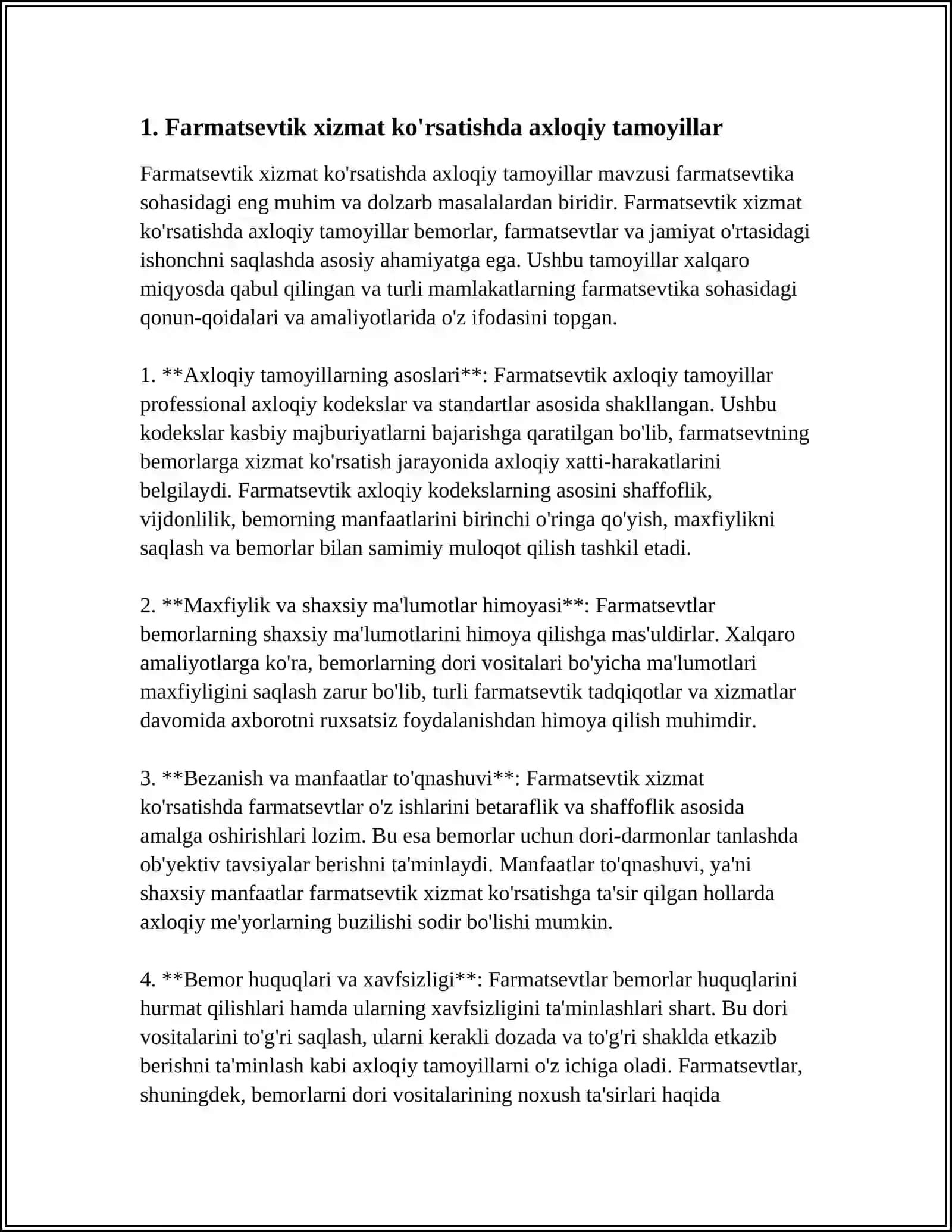FARMATSEVT MUTAXASISSLARNI ETIKASI 3