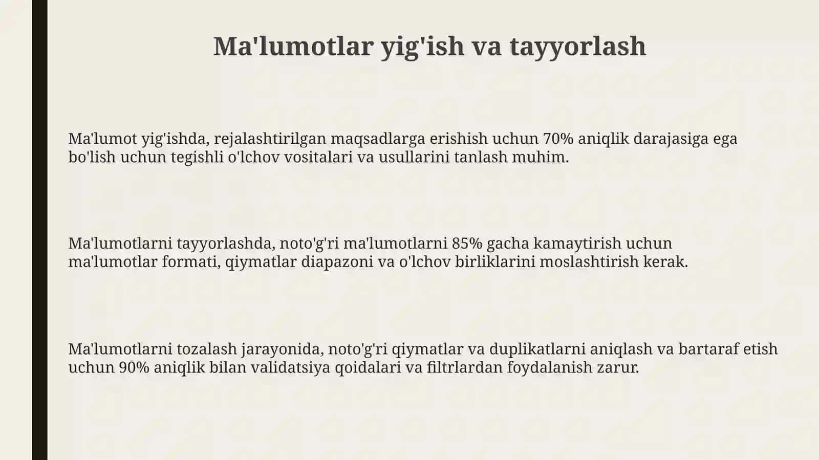 Ma'lumotlar yig'ish va tayyorlash 3