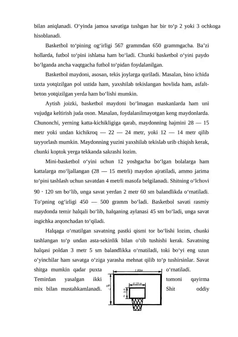 Basketbol o’yinida to’pni boshqarish texnikasini o’rgatish va mahoratini oshirish 3