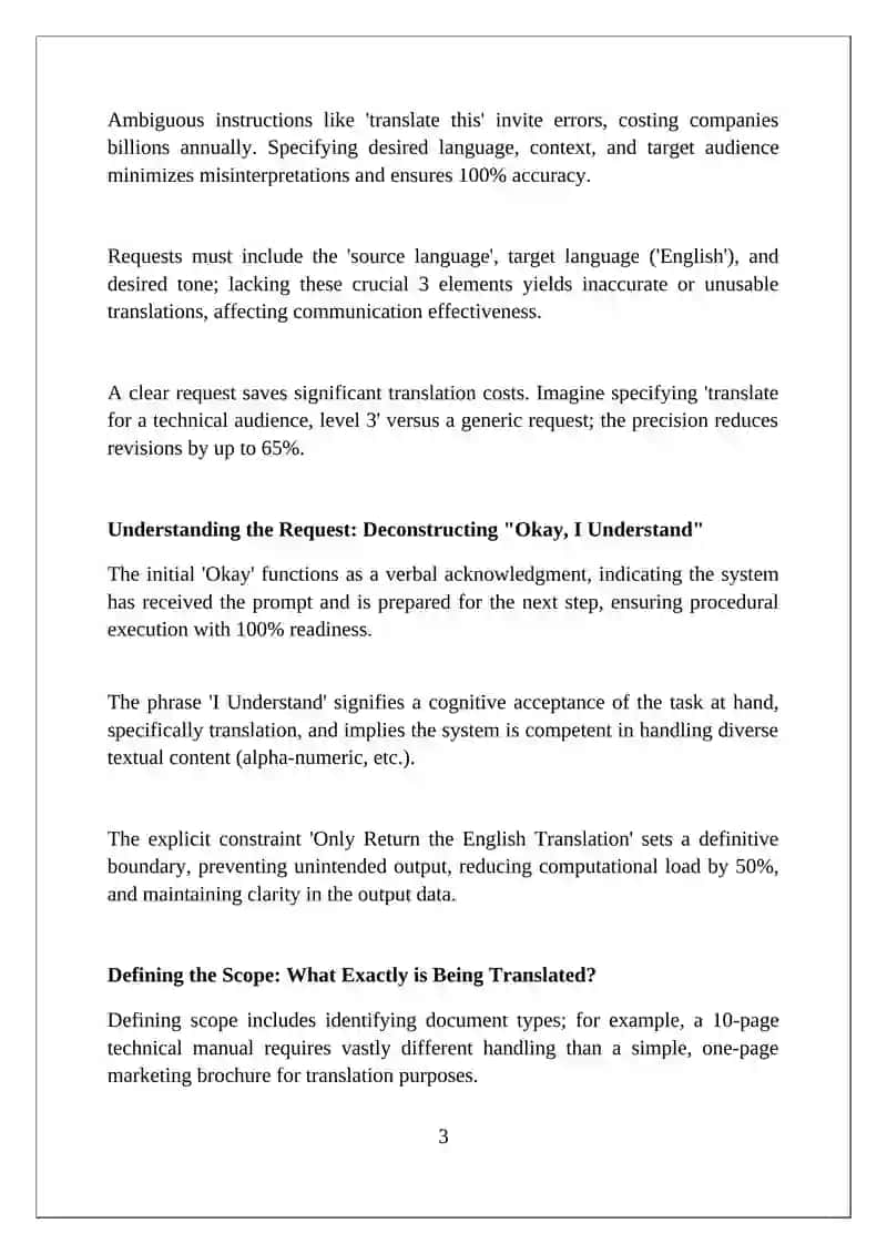 Okay, I Understand (Translation Presentation) 3