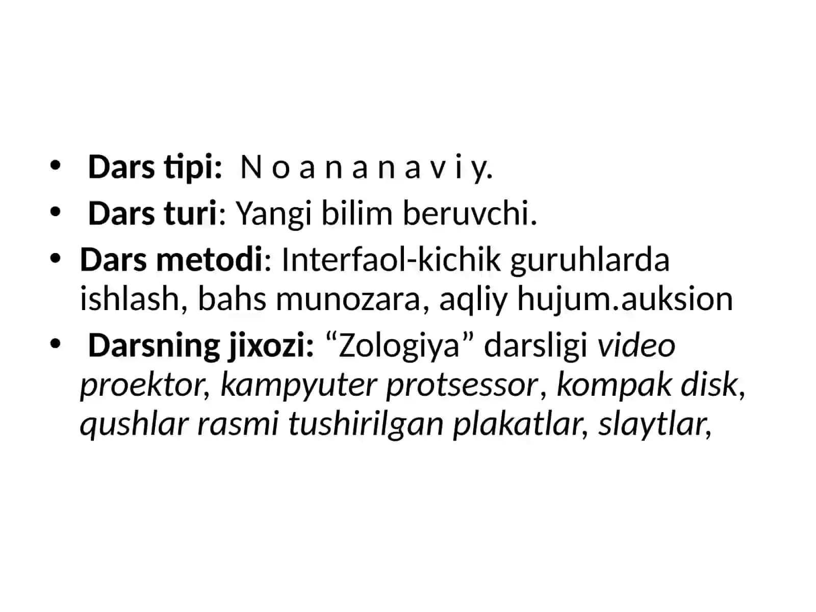 Qushlar.Skletiva muskullarining tuzilishi 3
