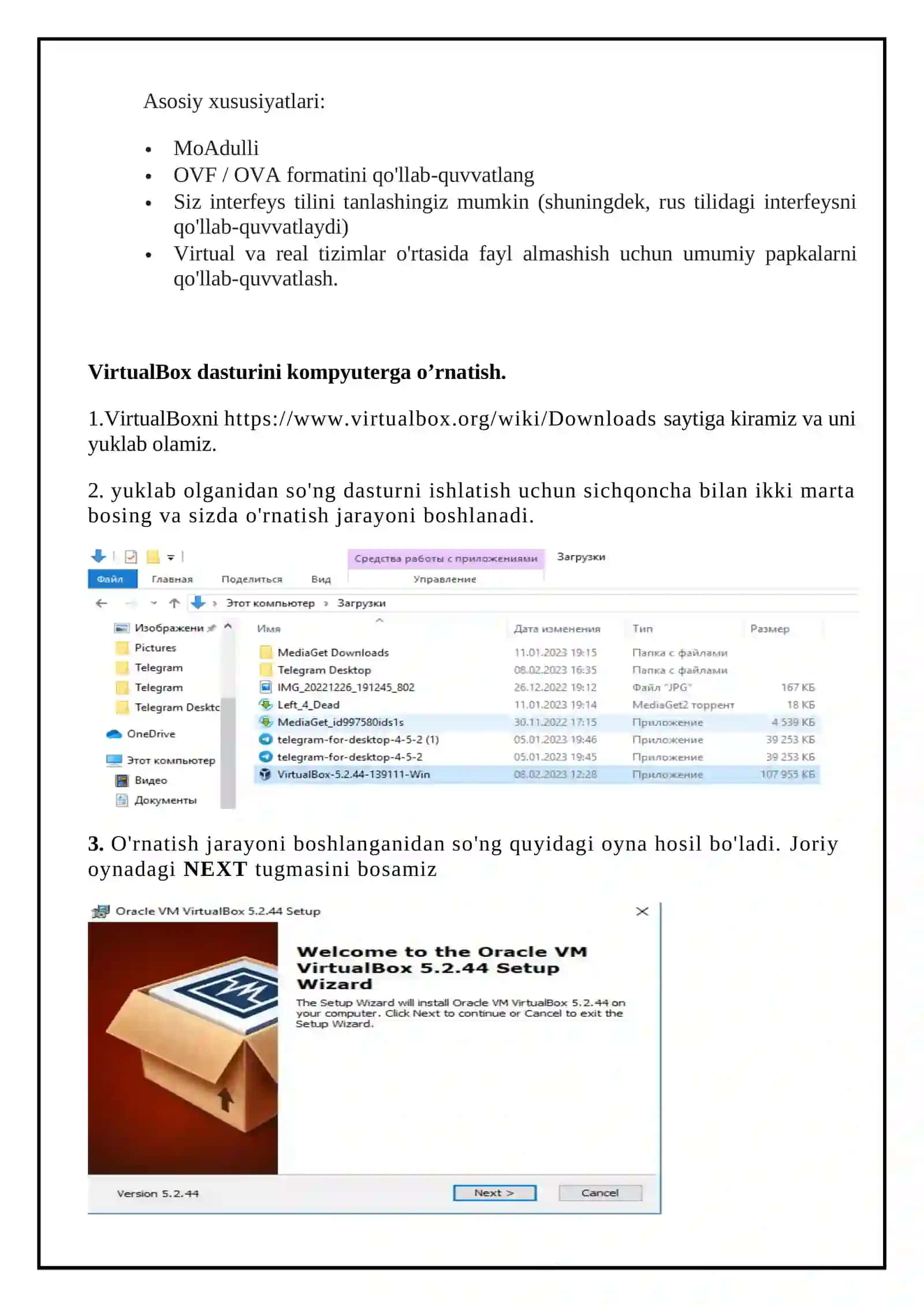 VirtualBox 3