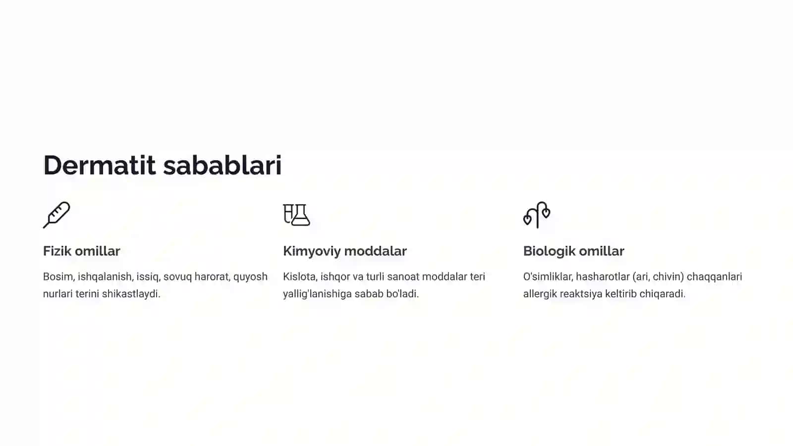 Dermatitlar va boshqa allergik teri kasalliklari 3