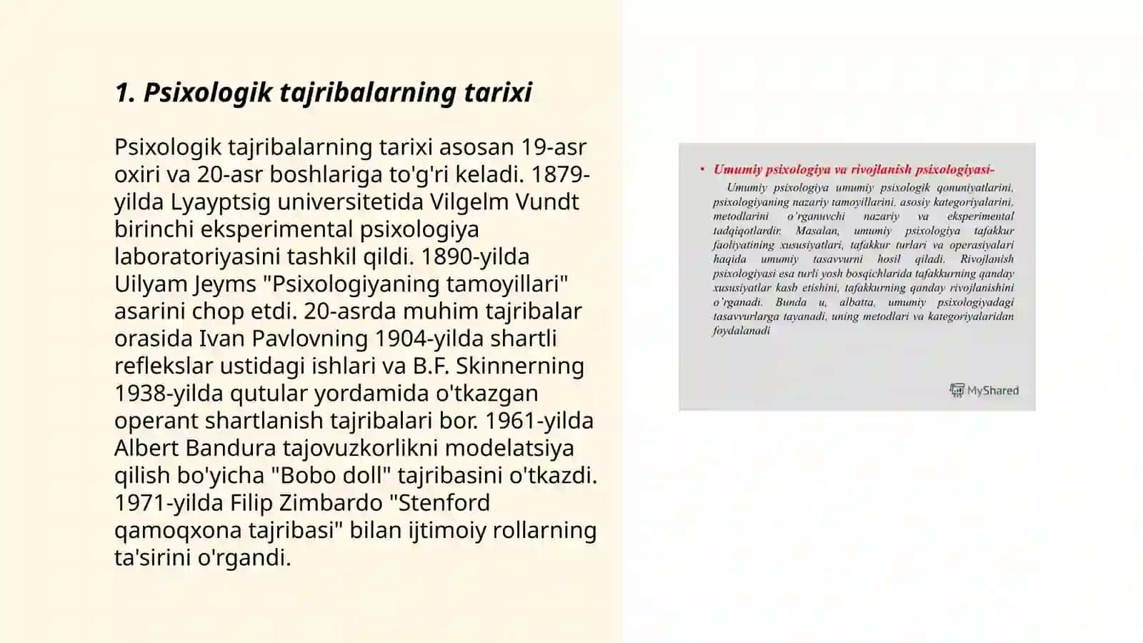 Psixologik eksperimentning asoslari 3