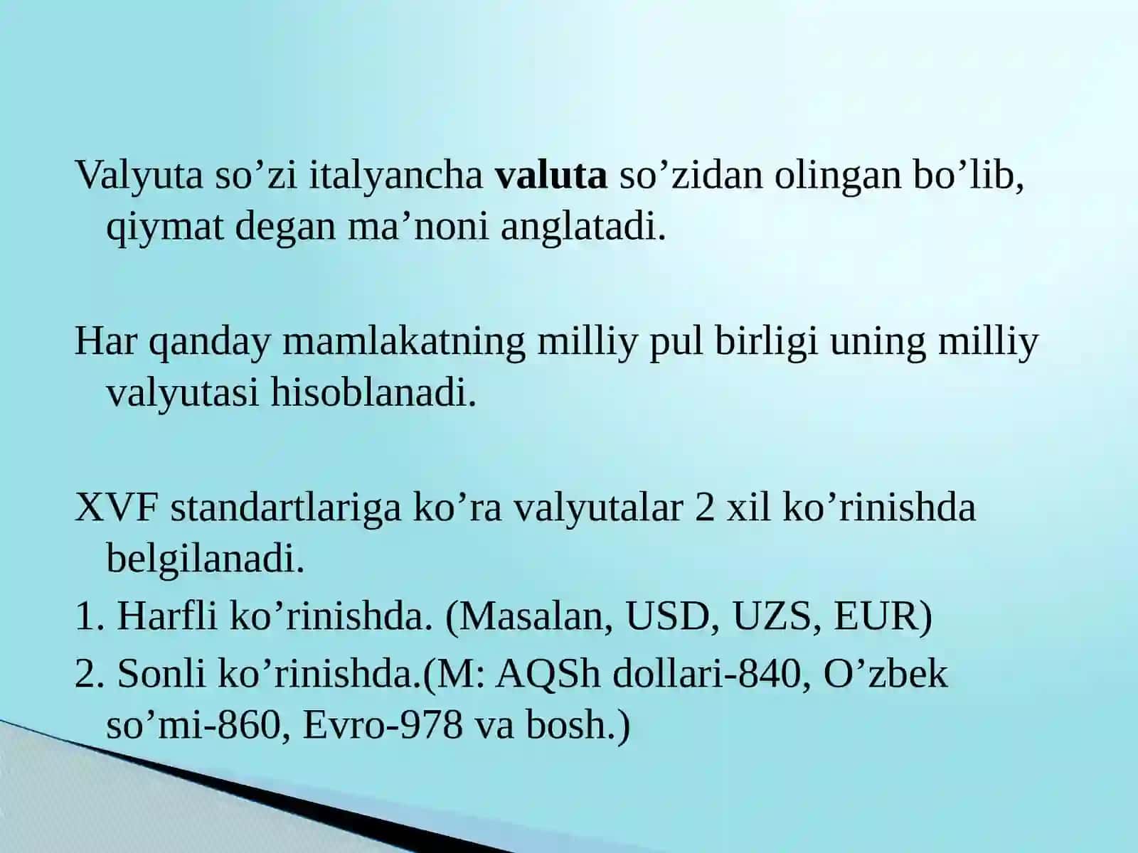 Tijorat banklarida valyuta operatsiyalarini tashkil qilish asoslari 3