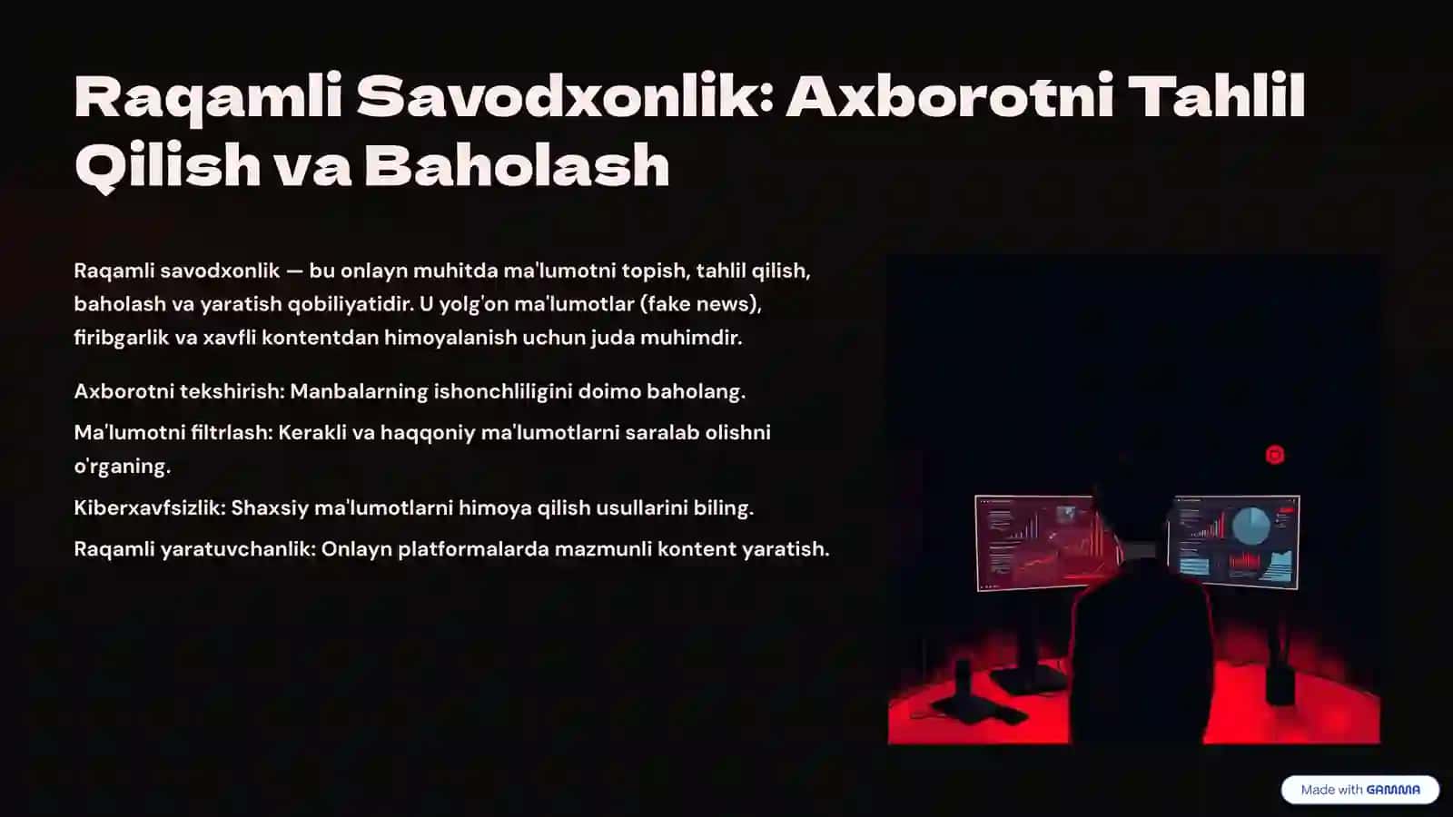 Raqamli Fuqarolik: Onlayn Dunyoda Mas'uliyatli Harakatlanish 3