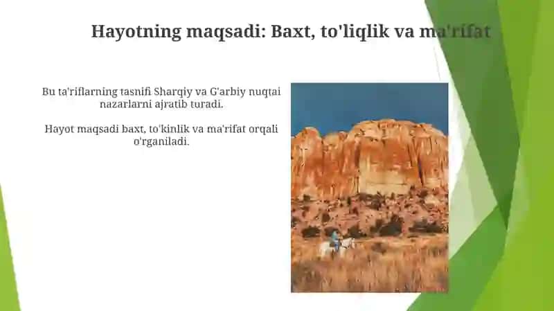 Falsafaning mohiyatiga oid Sharq va Gʻarb mutafakkirlari ta'riflarini tasniflash 3