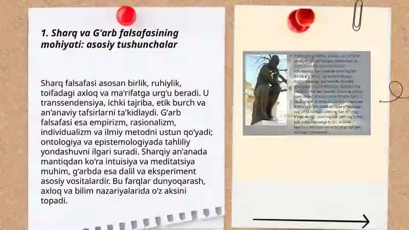 Sharq va Gʻarb falsafasining mohiyati 3