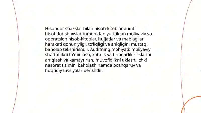 Hisobdor shaxslar bilan hisob-kitoblar auditi 3