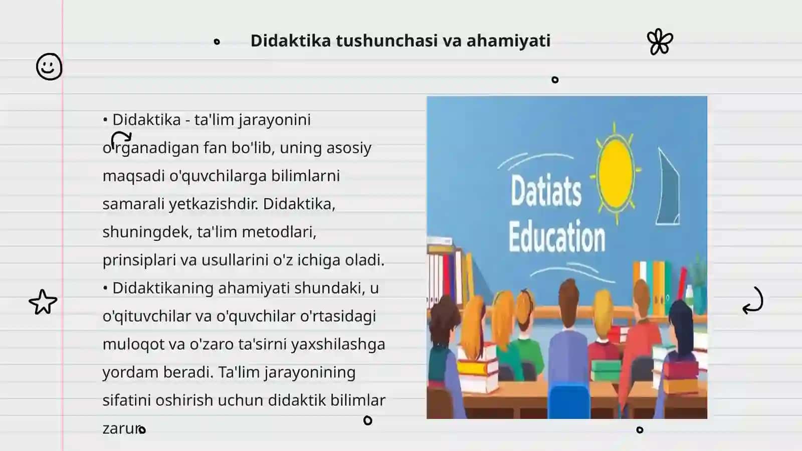 Didaktikaning predmeti va vazifalari 3