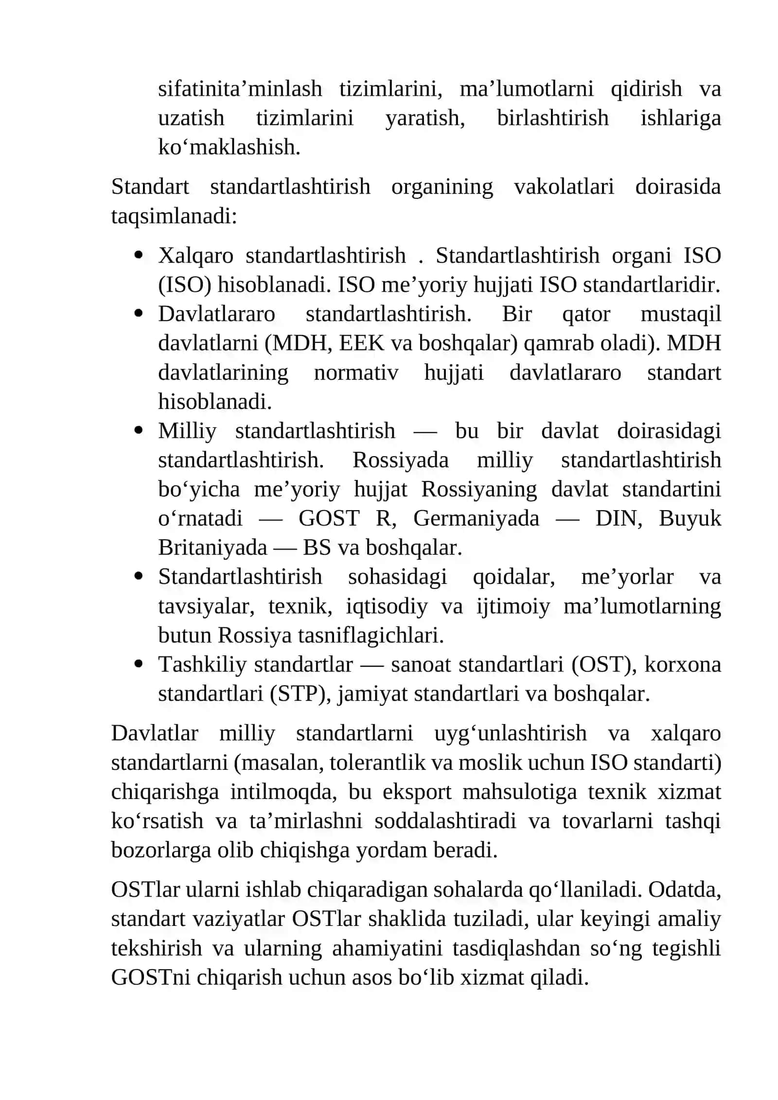 Milliy standartlashtirish va metrologiya tizimlari 3