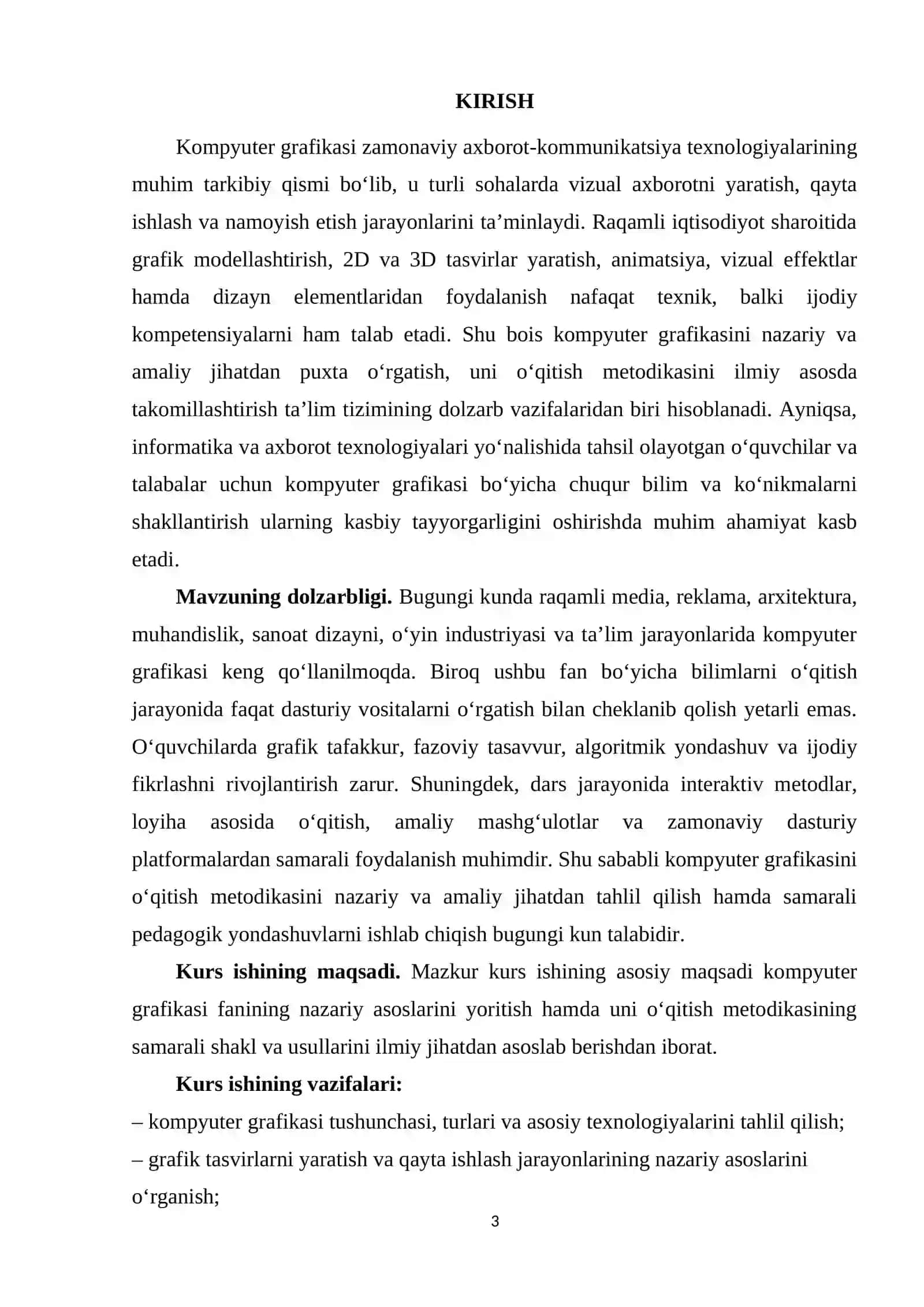 Kompyuter grafikasi va uni o’qitish metodikasi 3