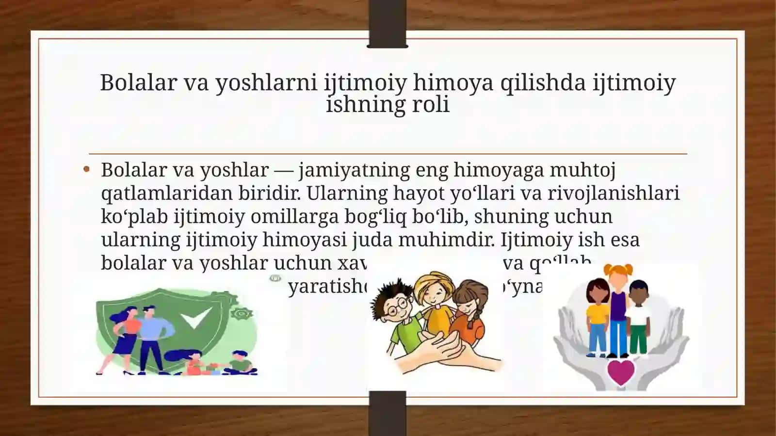 Bolalar va yoshlarni ijtimoiy himoya qilishda ijtimoiy ishning ahamiyati 3