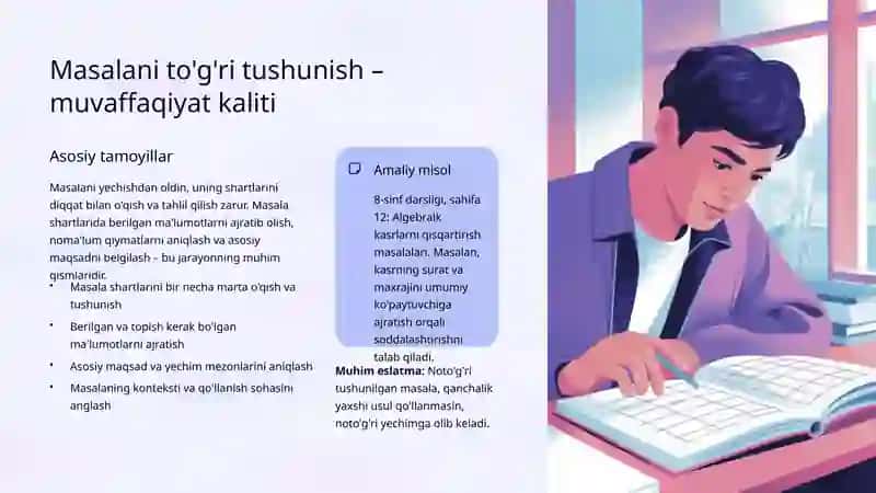 Amaliy-tatbiqiy masalalarni yechish 3