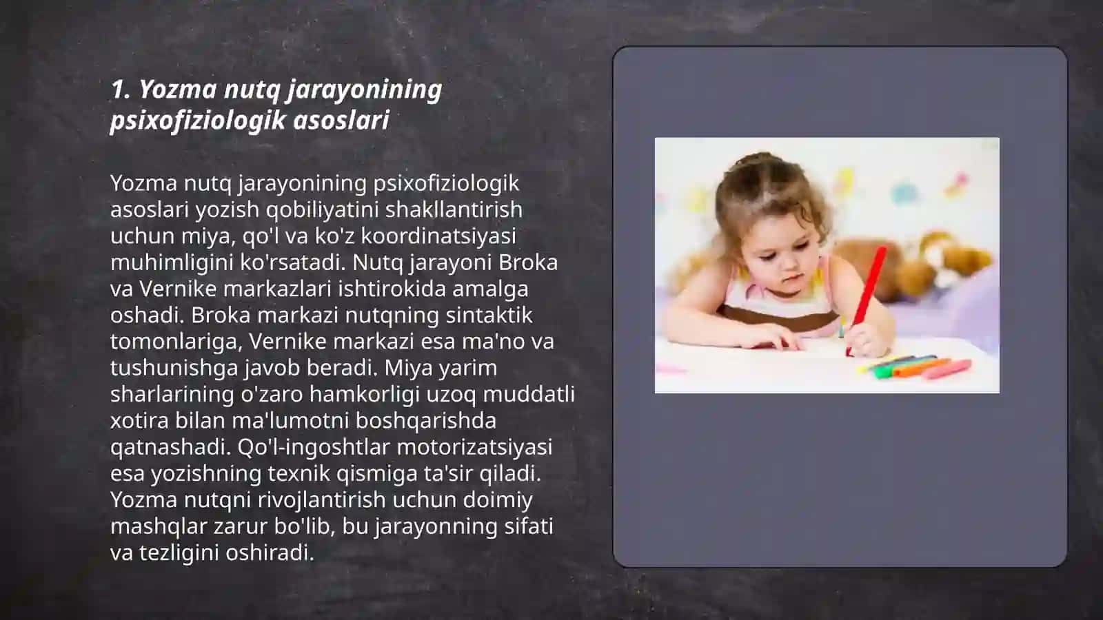 Yozma nutqning psixofiziologik neyropsixologik va psixolingvistik asoslari 3