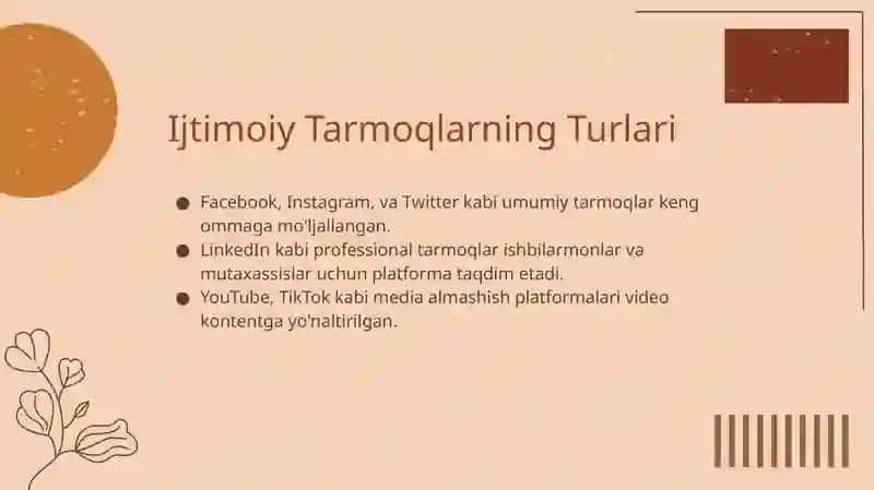 Ijtimoiy Tarmoqlar va Ularni Boshqarish 3