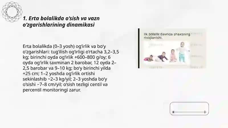 Erta bolalik davridagi bolalarning jismoniy rivojlanishi 3