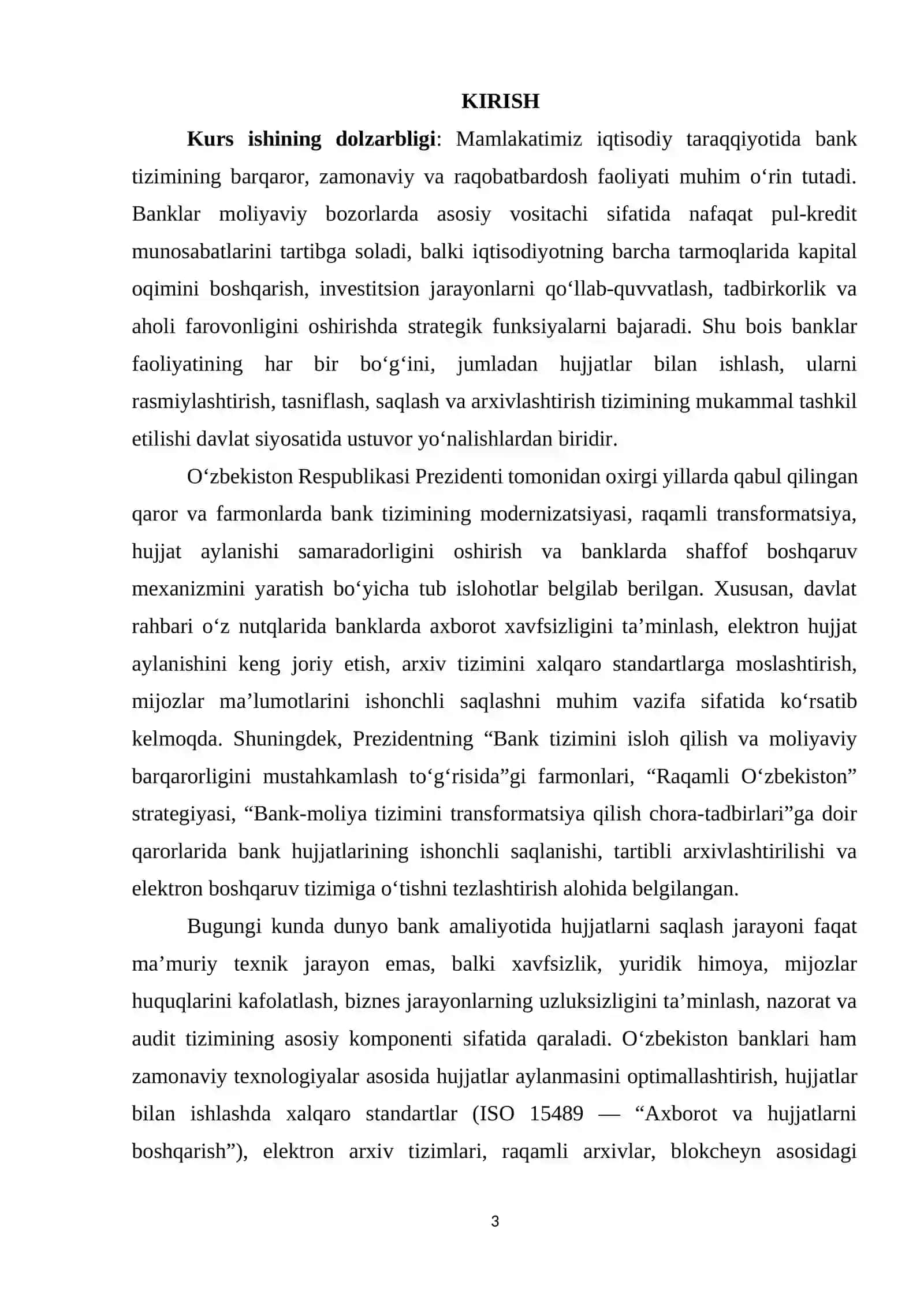 Banklarda xujjatlarni saqlash va arxivlash 3