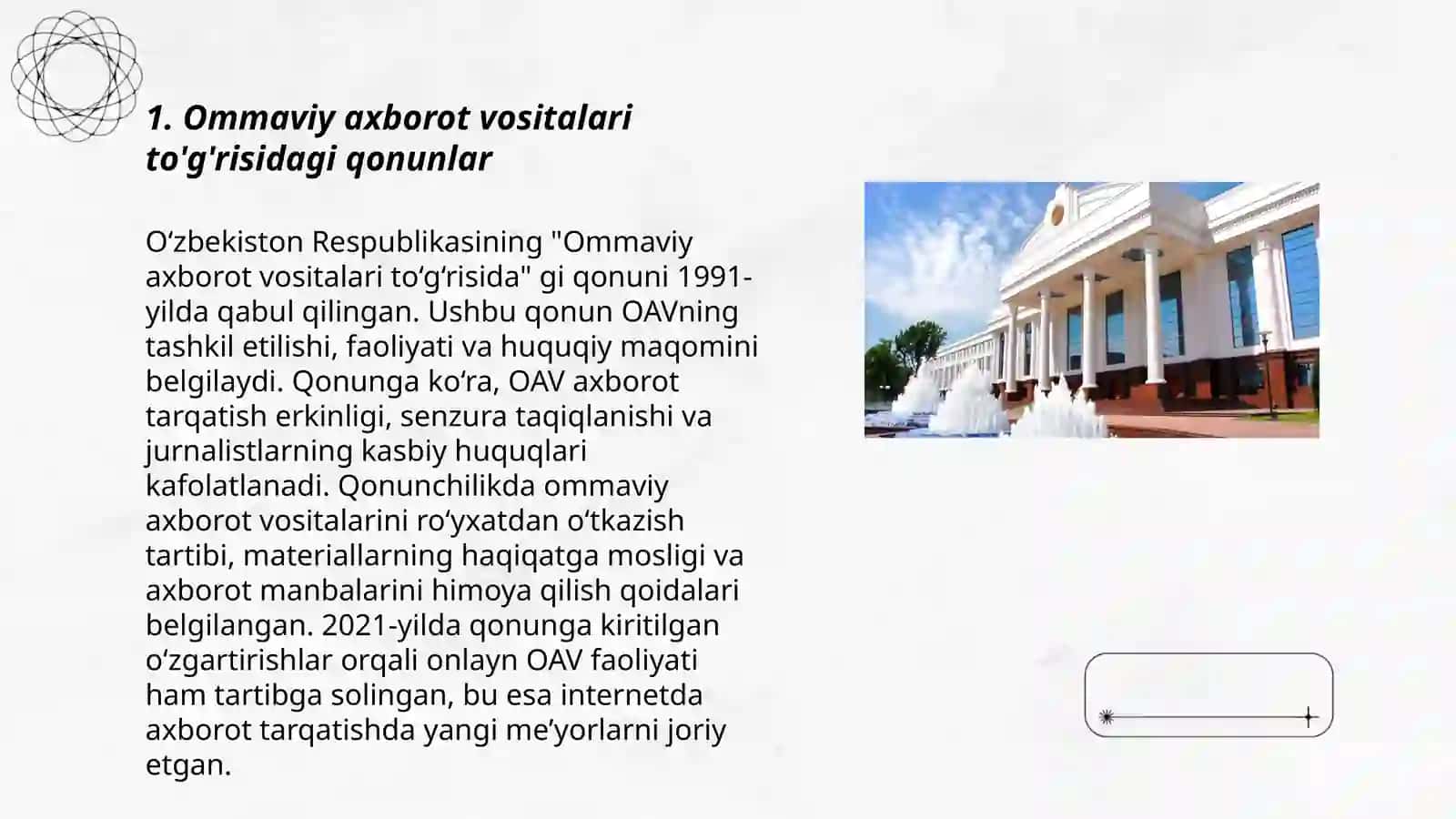 Ommaviy axborot vositalarining faoliyati 3
