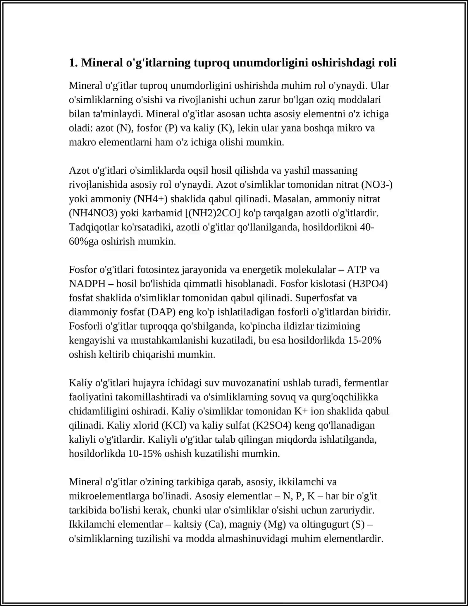 MINERAL O`G`ITLARNING QISHLOQ XO`JALIGIDAGI AHAMIYATI 3