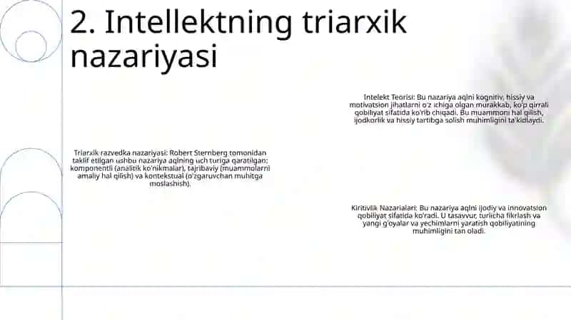 Intelekt Va Kiritivlik Nazarialari 3