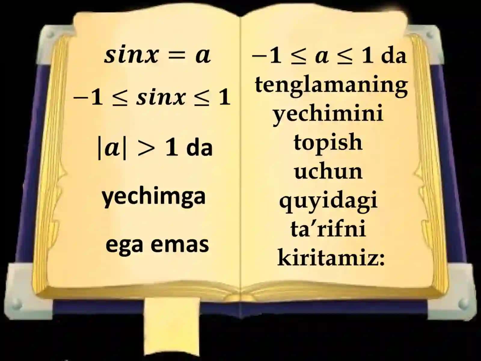 10-sinf Algebra fanidan Trigonometrik tenglamalar mavzusida ochiq dars ishlanma 3