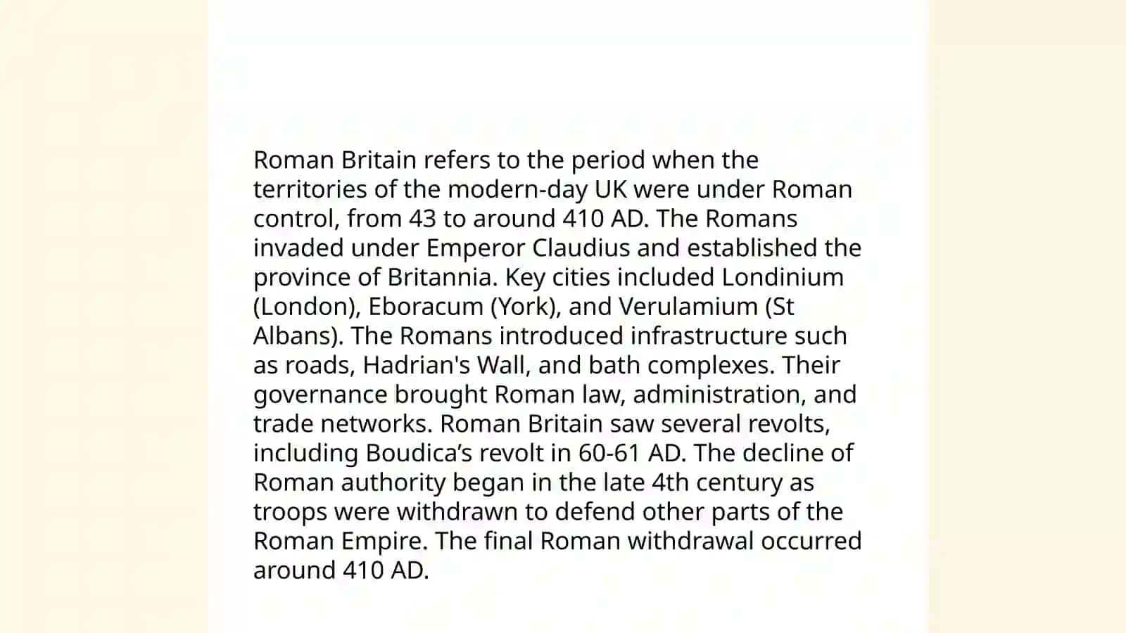 The history of Great Britain 3