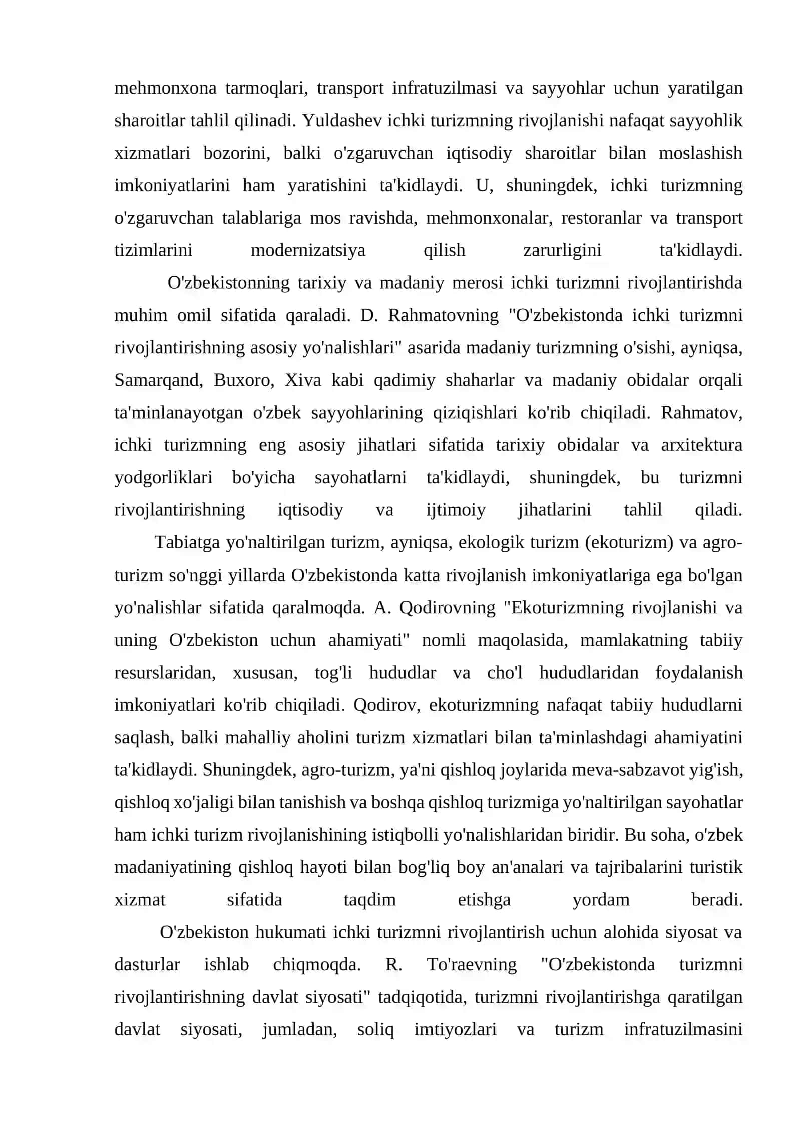 O'zbekistonda ichki turizm rivojlanishi: Yangi oqimlar va imkoniyatlar 3