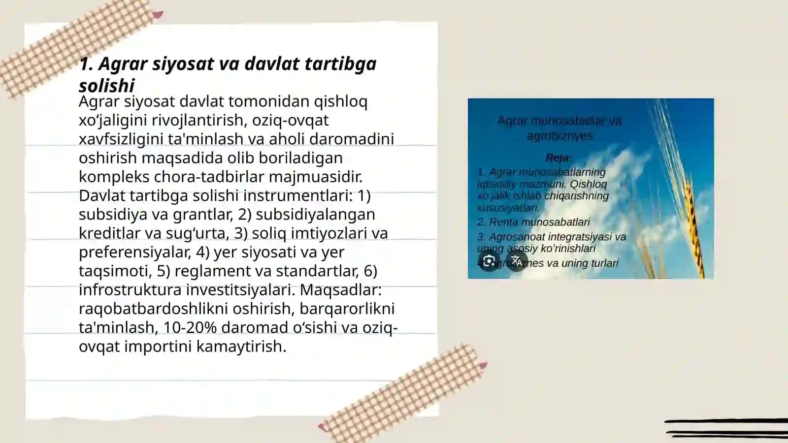 Agrar munosabatlar va agro biznes 3