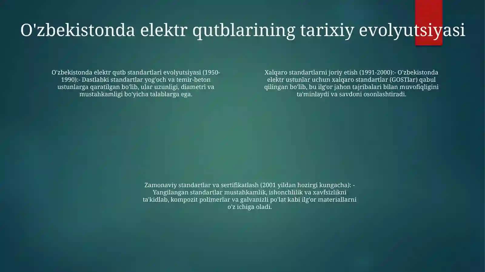 Elektir Stalbalar Ozbekiston Davlat Standarti 3