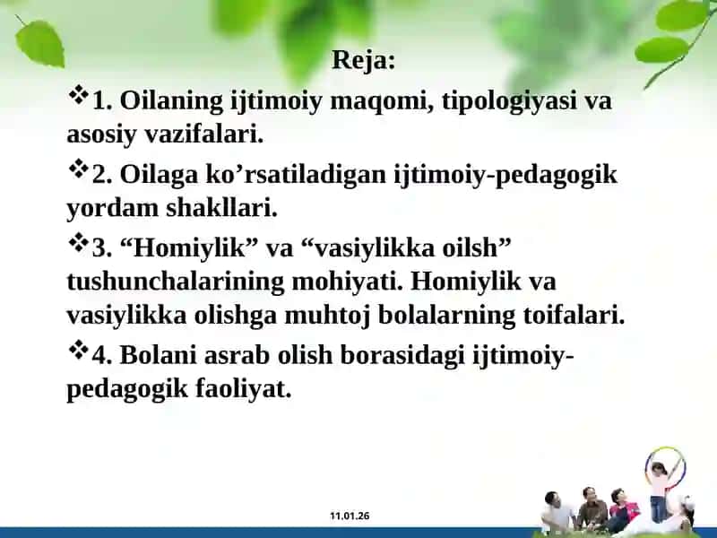 Oilada olib boriladigan ijtimoiy-pedagogik faoliyat 3
