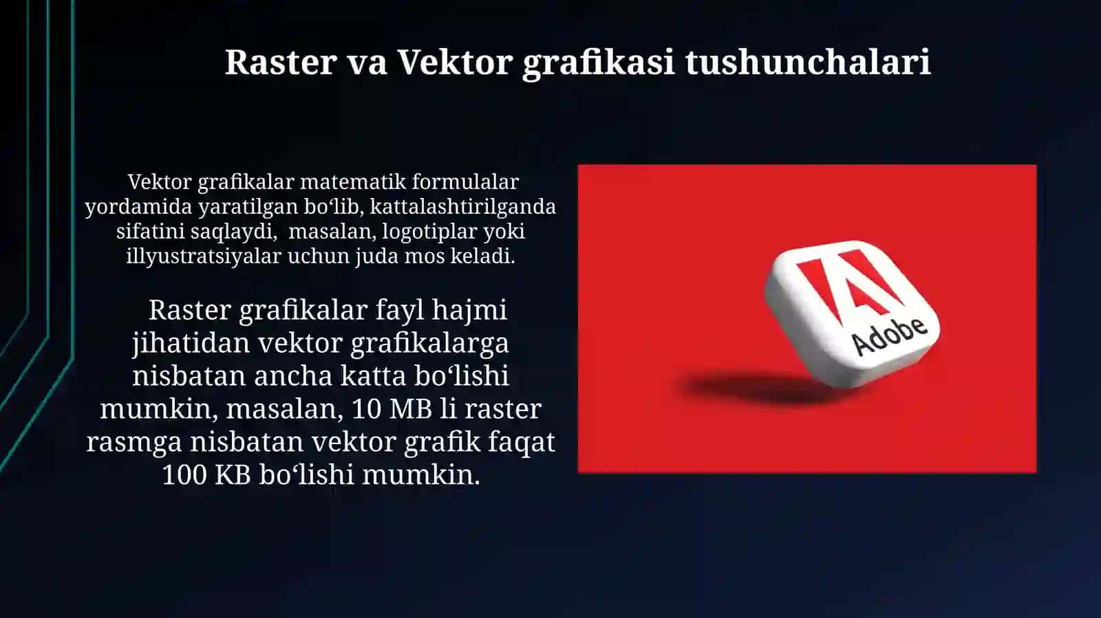 Grafik muharrirlar: Adobe Photoshop va Illustrator imkoniyatlari 3