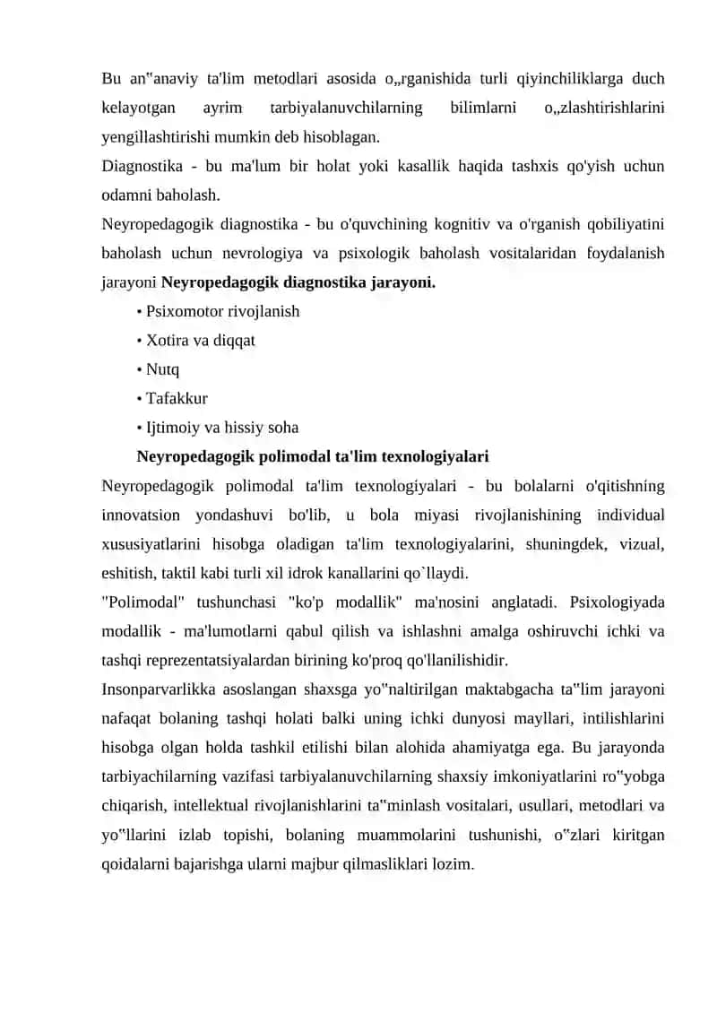 NEYROPEDAGOGIKA PEDAGOGIKANING 3