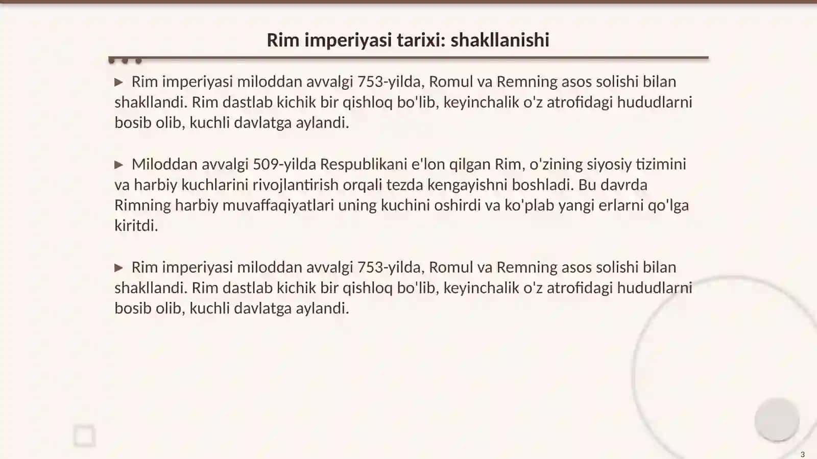 Rim imperiya davrida 3