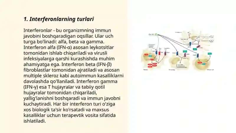 Interferon va sitokinlar 3
