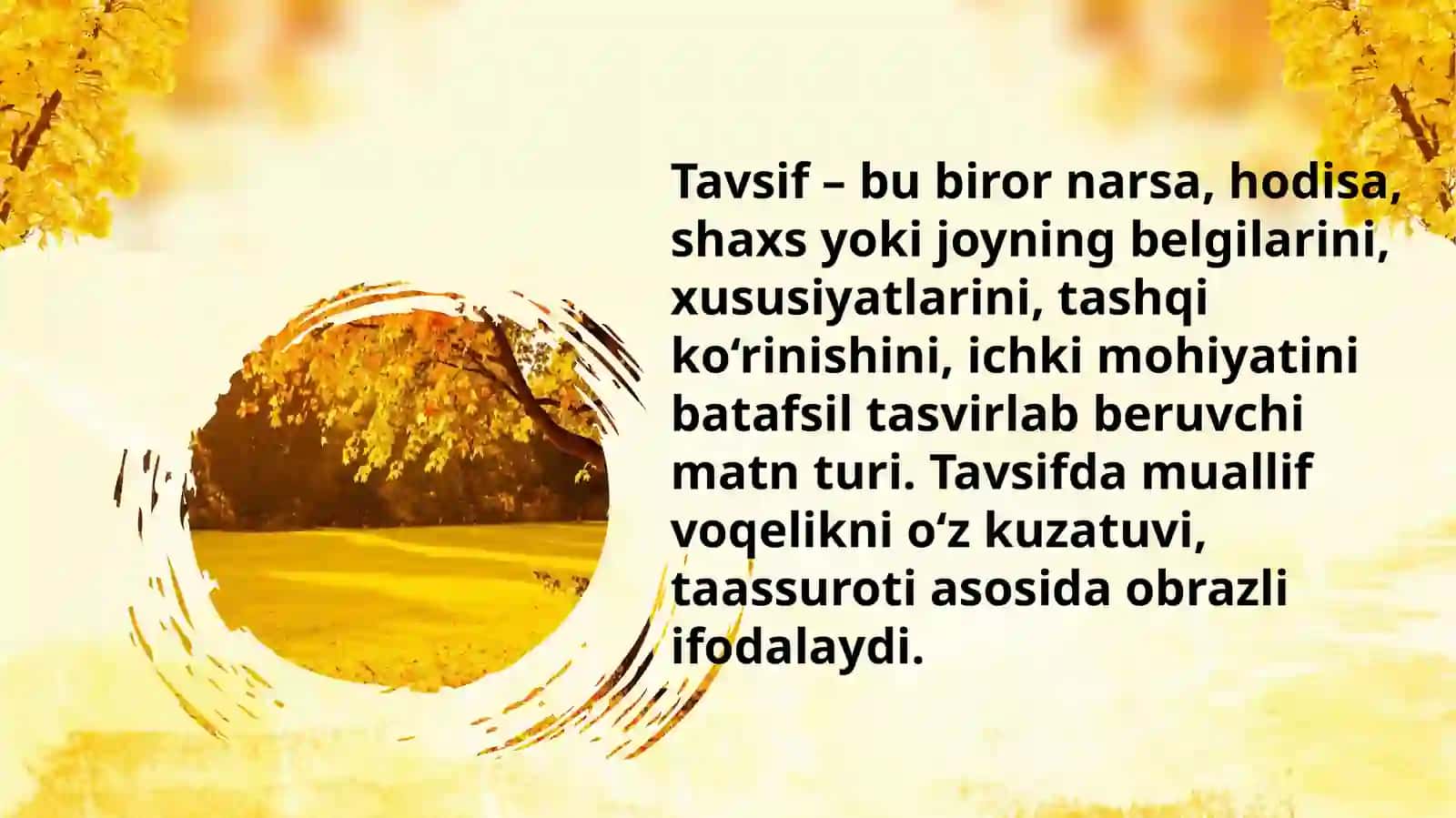 Yozma ishlarni tashkil etish metodikasi fanidan tayyorlagan taqdimoti 3
