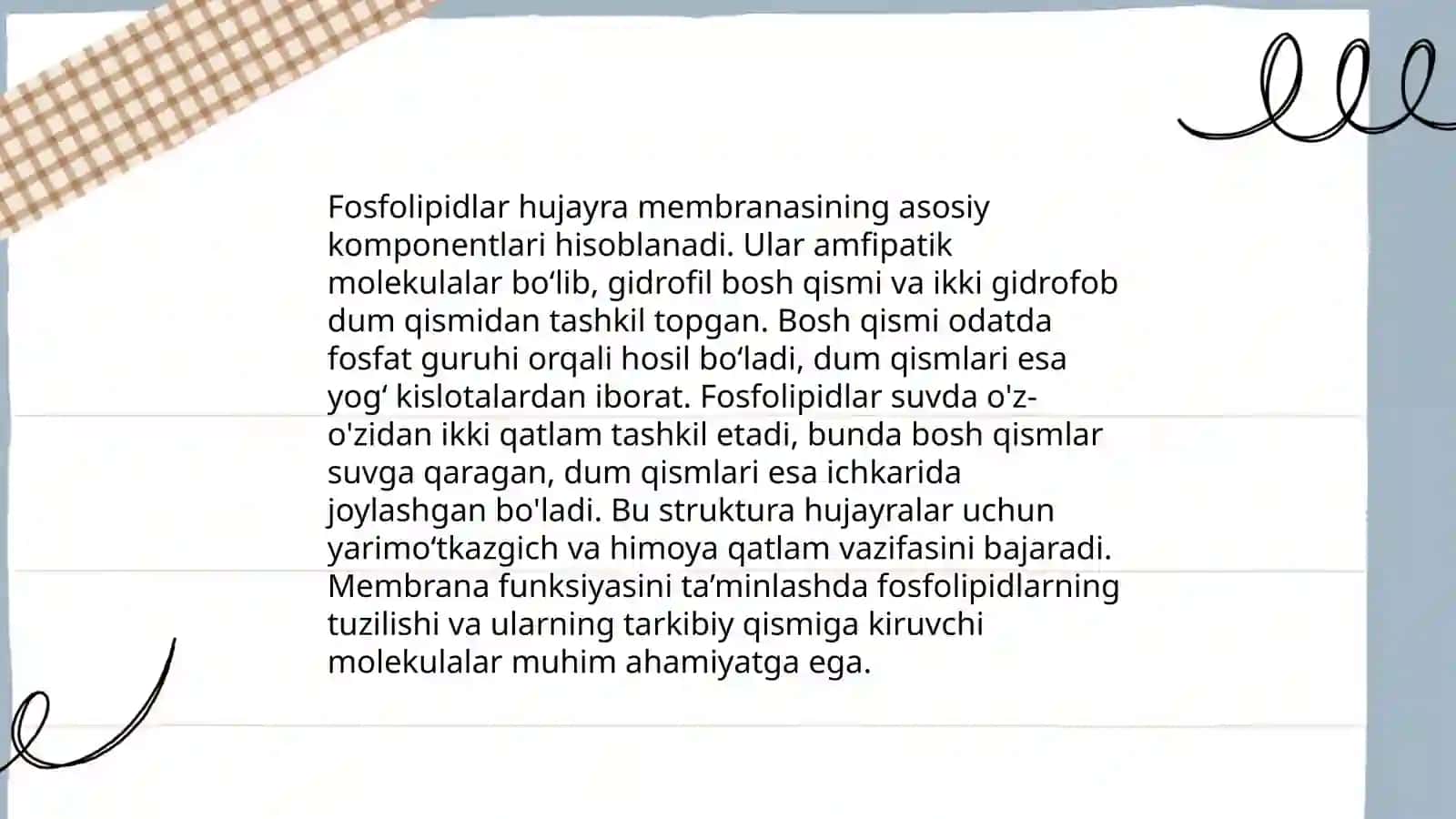 Fosfolipidlar almashinuvi buzilishlari 3