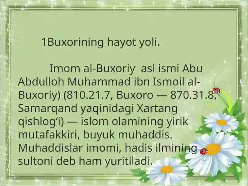 Imomal-Buxoriy 3