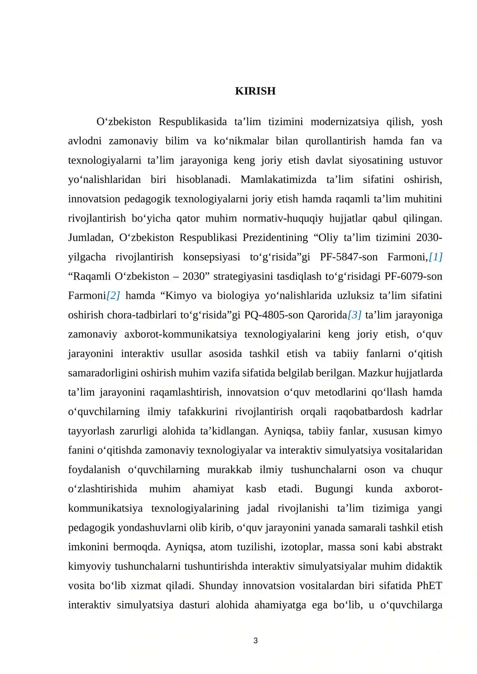 PHET DASTURI ASOSIDA IZOTOPLAR XOSSALARINI O‘RGANISH METODIKASI 3