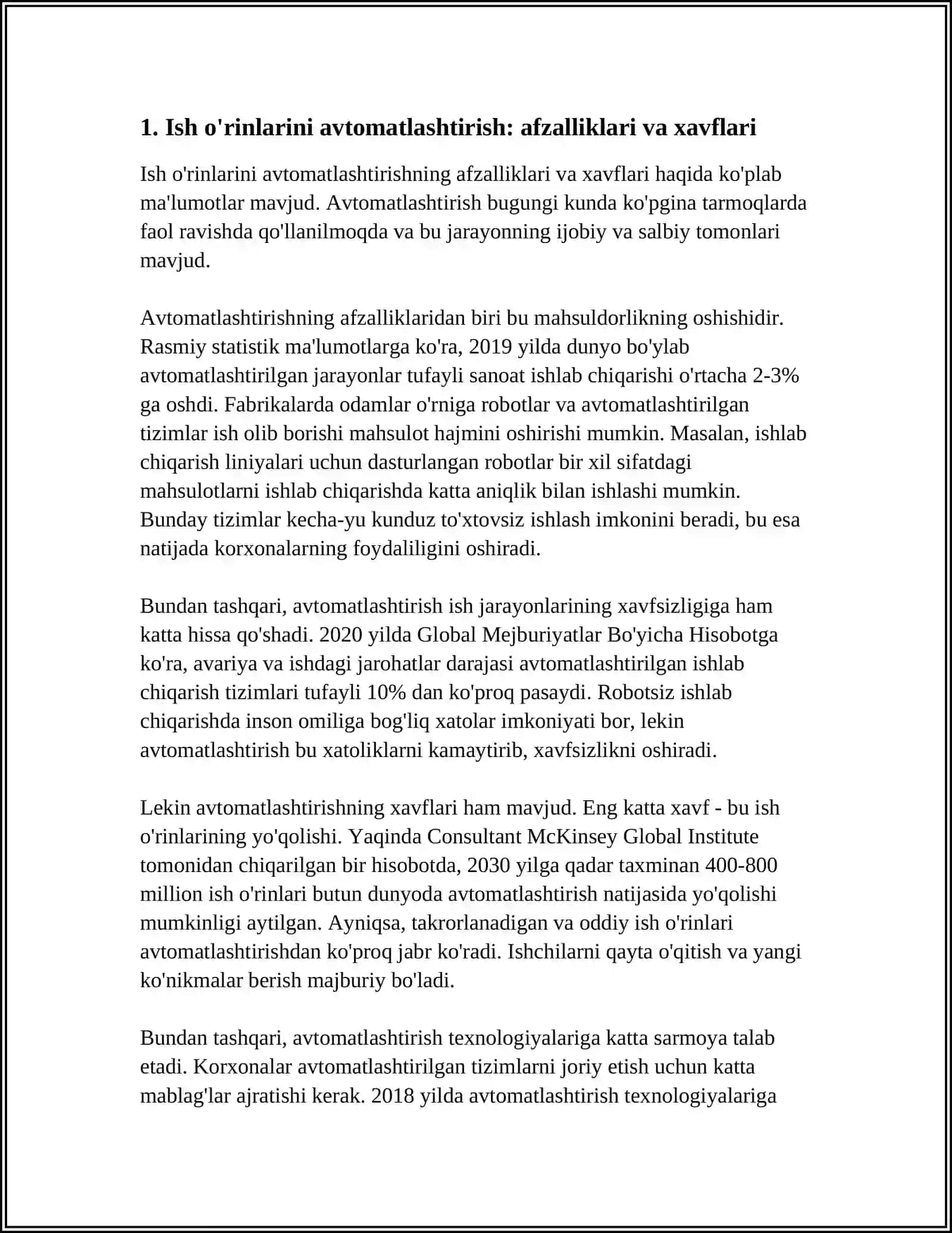 SUNIY INTELLEKTNING YAXSHI VA YOMON TARAFLARI 3
